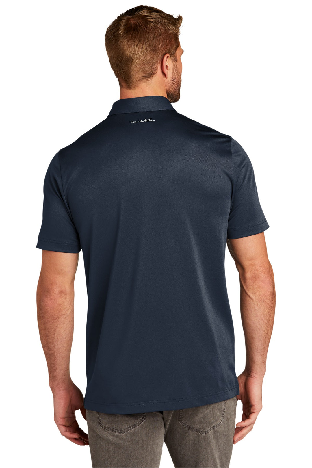 BlueNights TravisMathew Cabana Chest Stripe Polo. TM1MU416