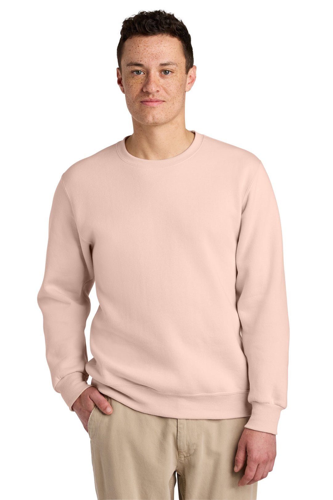 BlushPink Jerzees Eco Premium Blend Crewneck Sweatshirt 701M