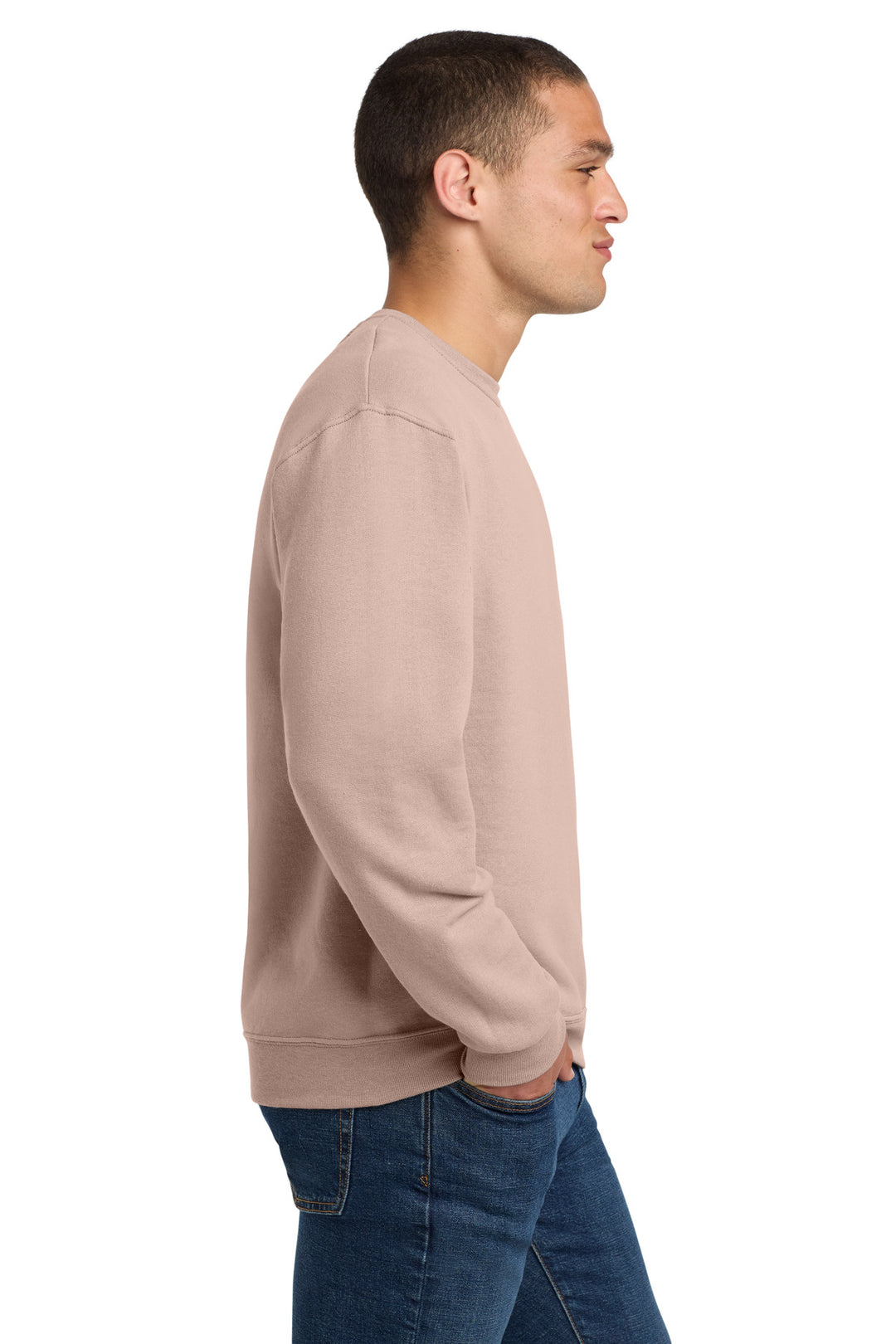 BlushPink Jerzees - NuBlend Crewneck Sweatshirt. 562M