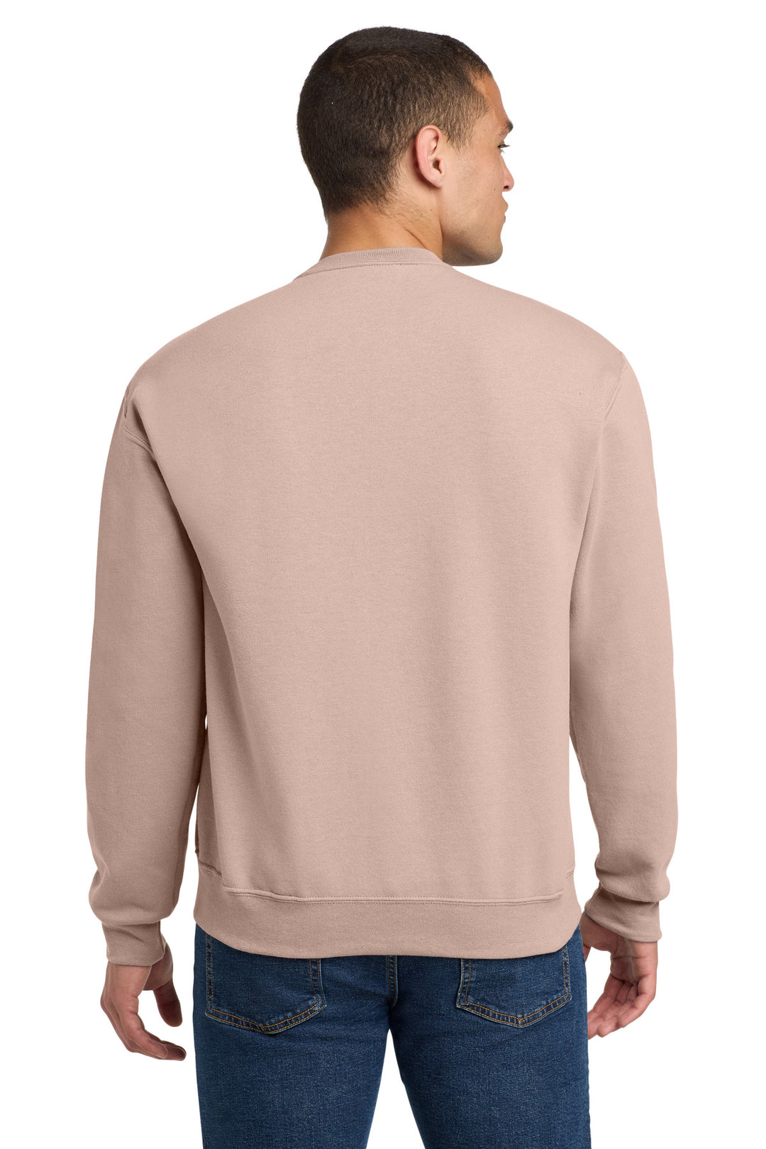 BlushPink Jerzees - NuBlend Crewneck Sweatshirt. 562M