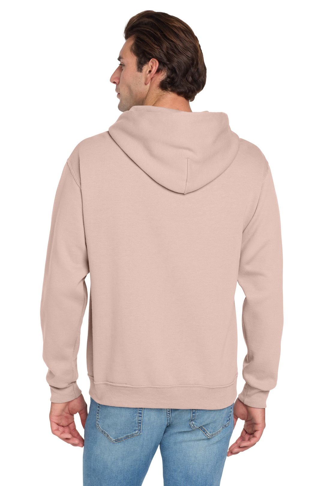 BlushPink Jerzees NuBlend Pullover Hooded Sweatshirt. 996M