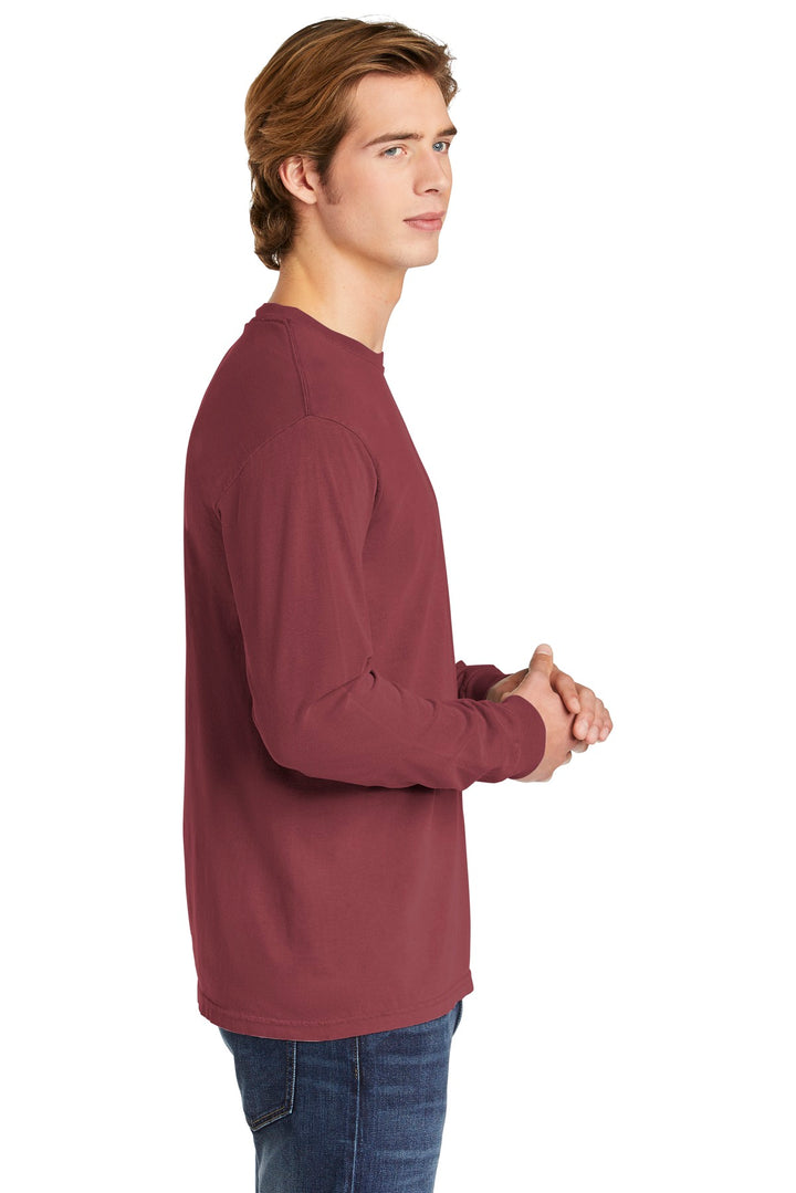 Brick COMFORT COLORS Heavyweight Ring Spun Long Sleeve Tee. 6014