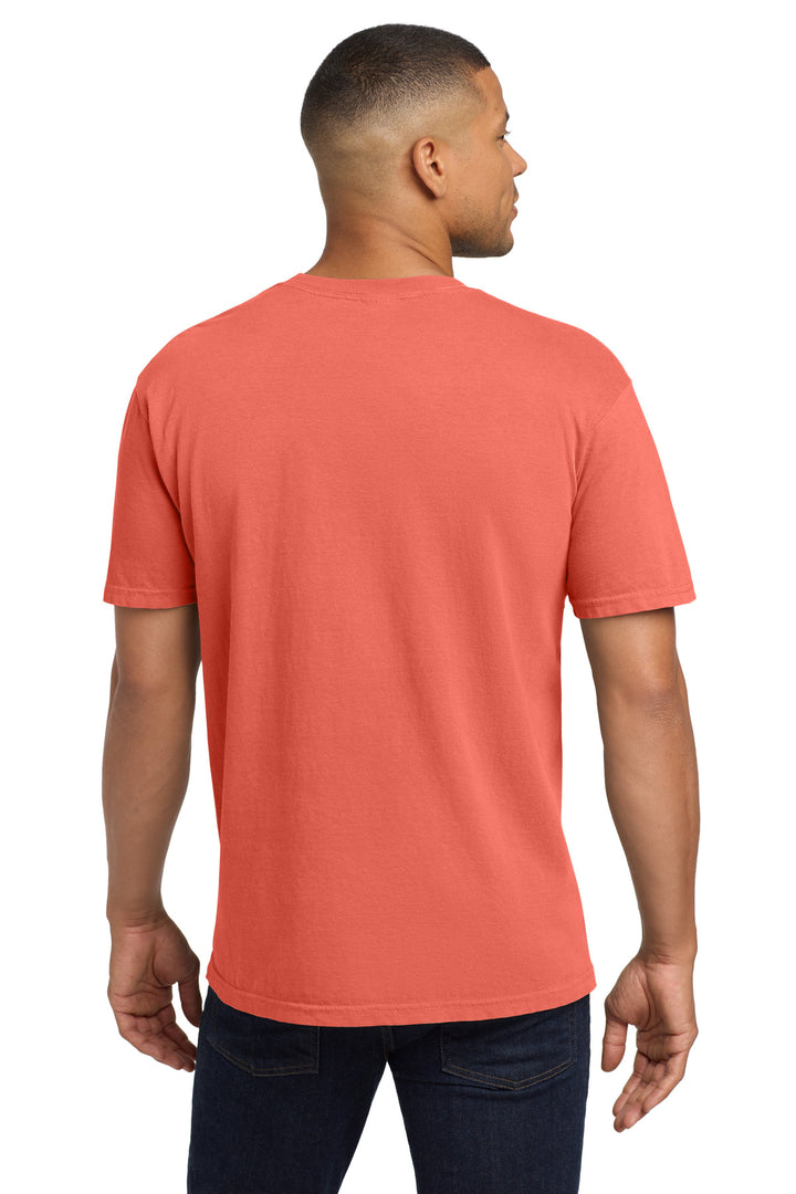 Bright Salmon COMFORT COLORS Heavyweight Ring Spun Pocket Tee. 6030