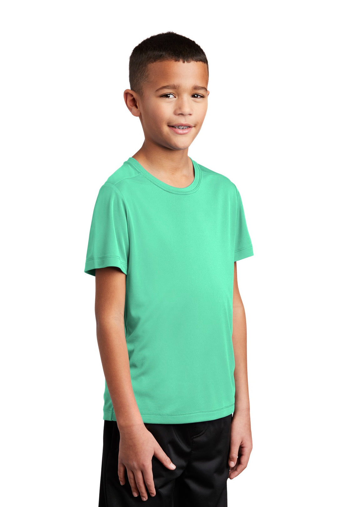 Bright Seafoam Sport-Tek Youth Posi-UV Pro Tee. YST420