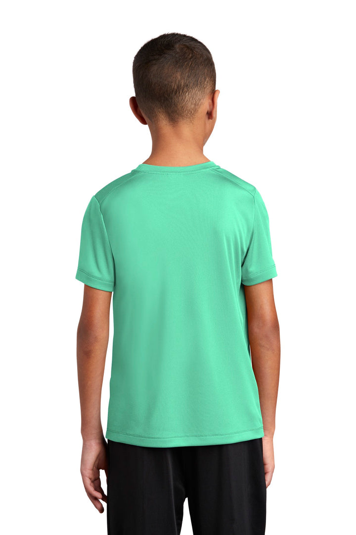 Bright Seafoam Sport-Tek Youth Posi-UV Pro Tee. YST420