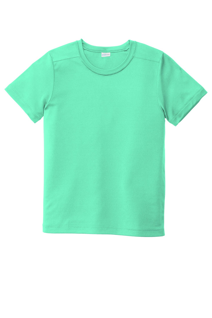 Bright Seafoam Sport-Tek Youth Posi-UV Pro Tee. YST420