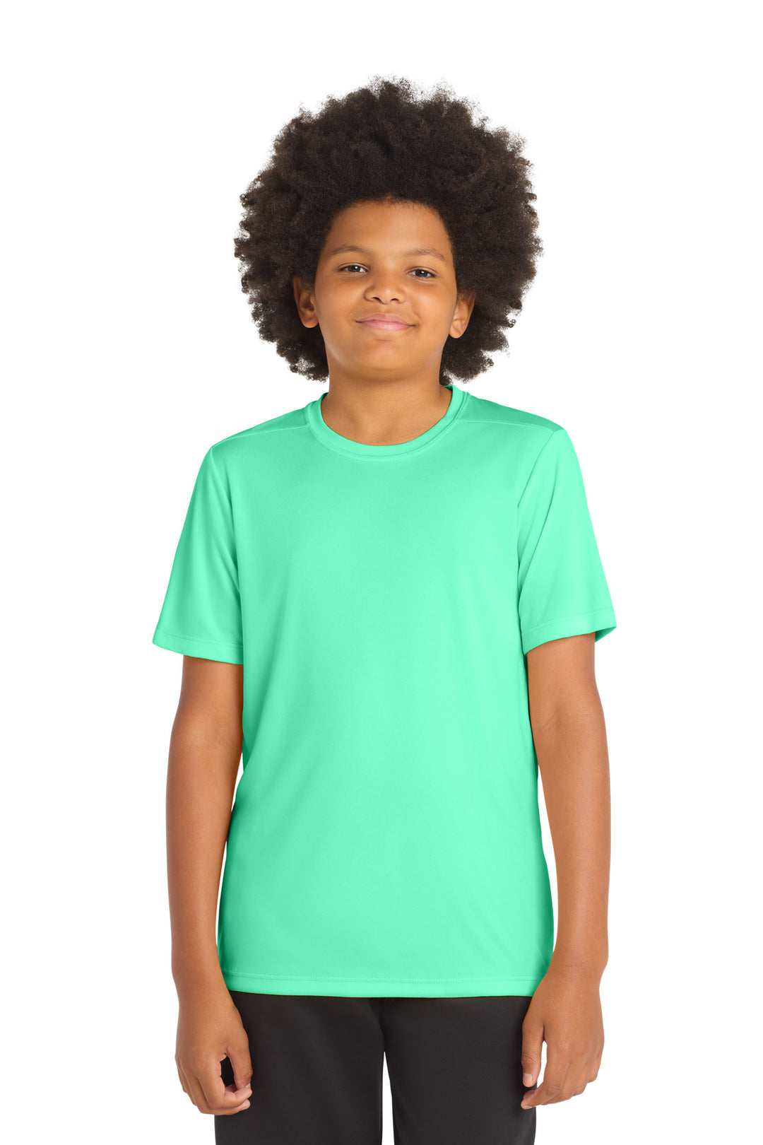 Bright Seafoam Sport-Tek Youth Posi-UV Pro Tee. YST420