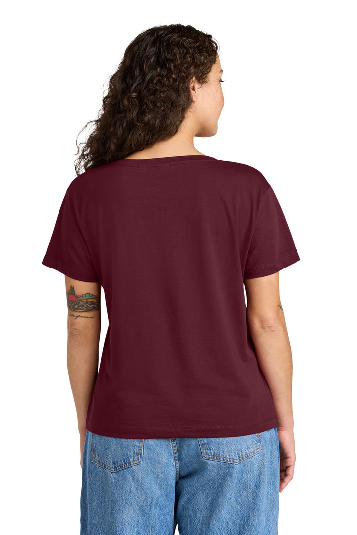 Burgundy Stanley/Stella Women's Stella Serena Scoop Neck Tee SXW008