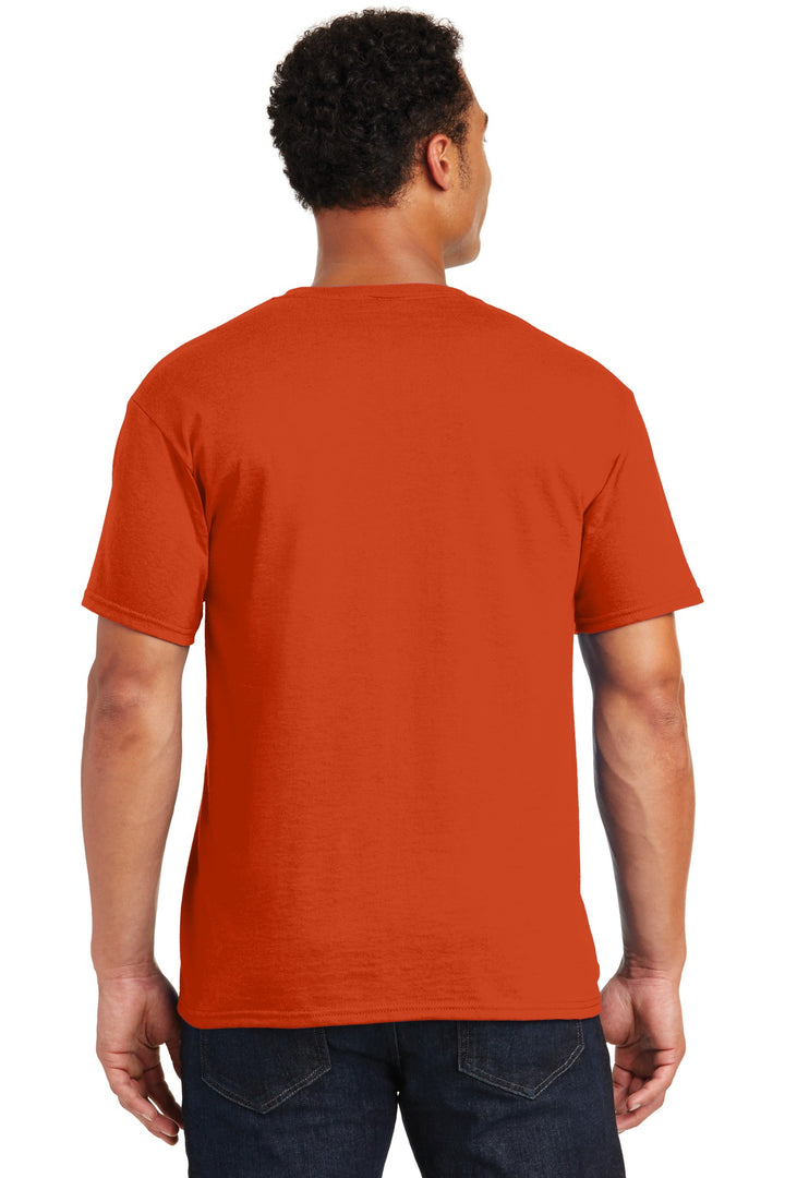 Burnt Orange Jerzees - Dri-Power 50/50 Cotton/Poly T-Shirt. 29M