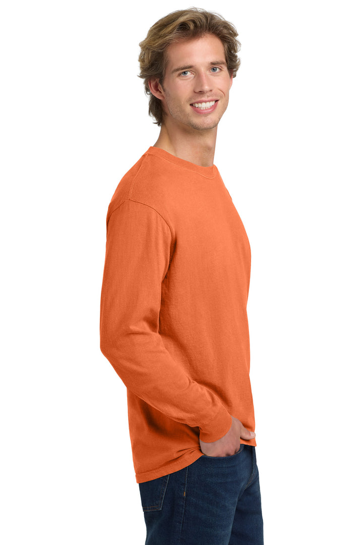 BurntOrng COMFORT COLORS Heavyweight Ring Spun Long Sleeve Tee. 6014