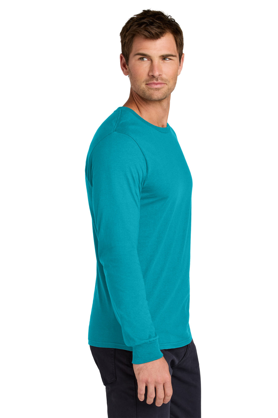 CaliBlue Jerzees Classics Unisex Cotton Long Sleeve T-Shirt 363L