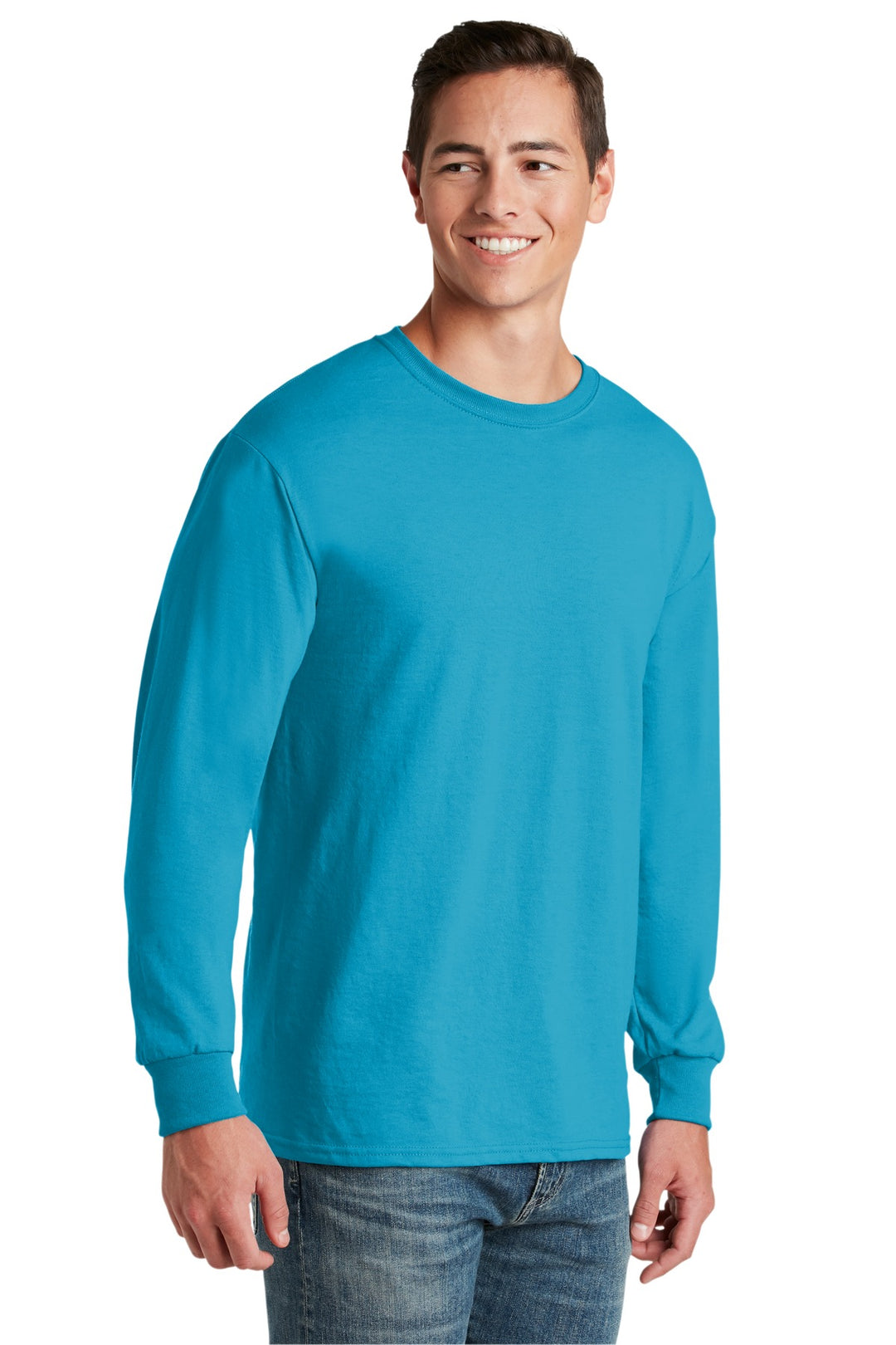 CaliBlue Jerzees - Dri-Power 50/50 Cotton/Poly Long Sleeve T-Shirt. 29LS