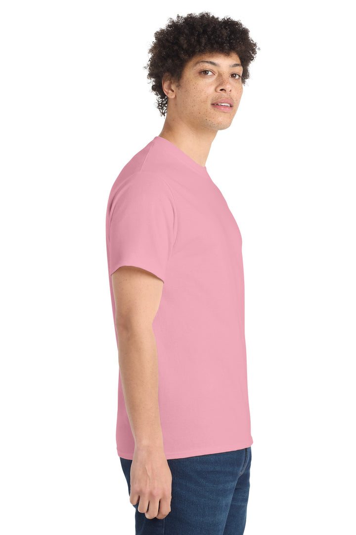 Candy Pink Port & Company - Core Cotton Tee. PC54