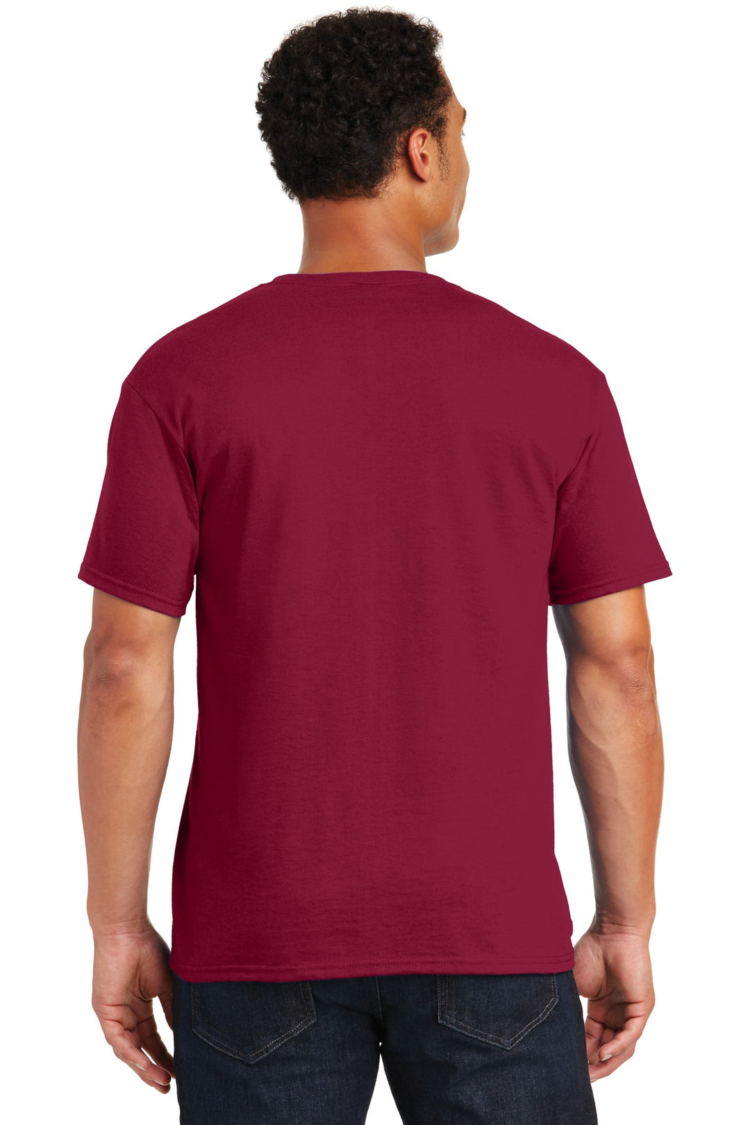 CARDINAL Jerzees - Dri-Power 50/50 Cotton/Poly T-Shirt. 29M