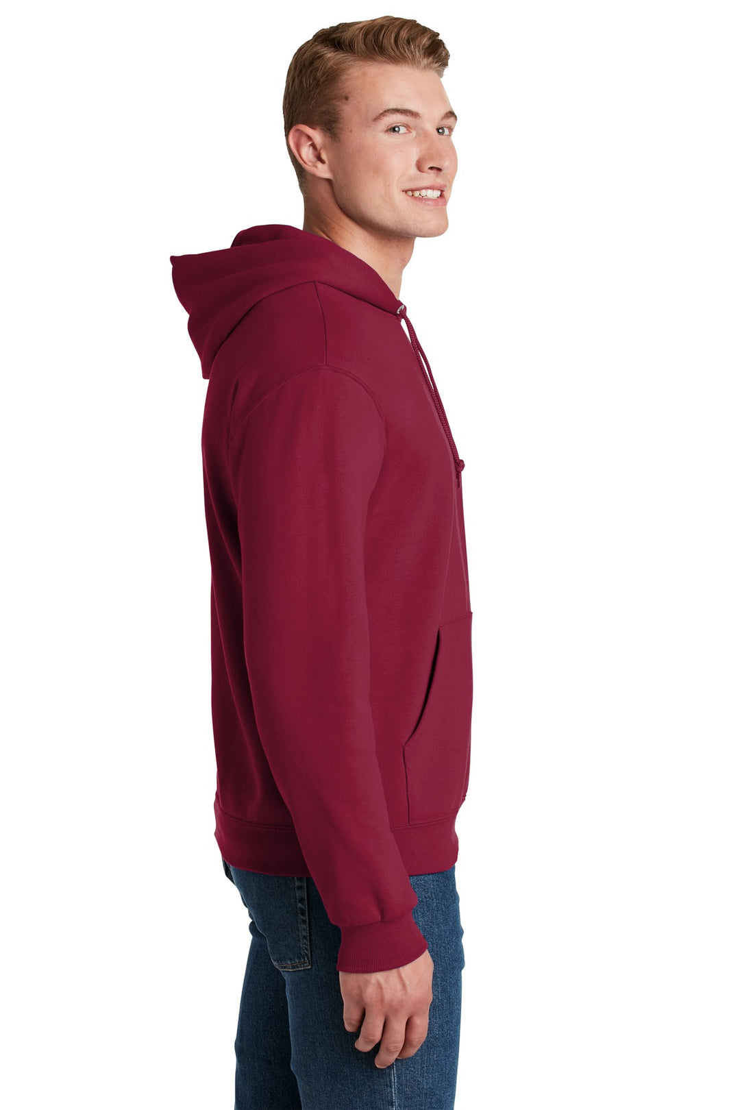 Cardinal Jerzees NuBlend Pullover Hooded Sweatshirt. 996M