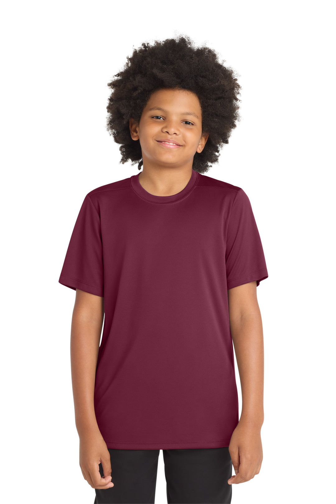Cardinal Sport-Tek Youth Posi-UV Pro Tee. YST420