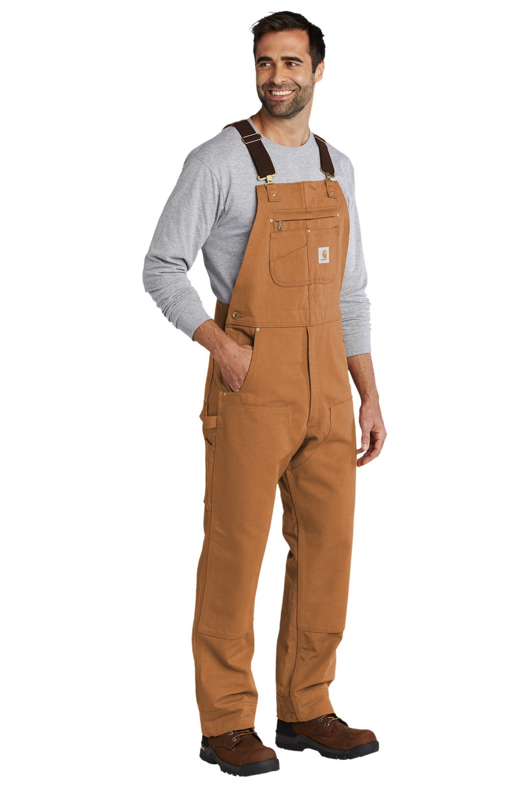 CarharttBr Carhartt Duck Unlined Bib Overalls. CT102776