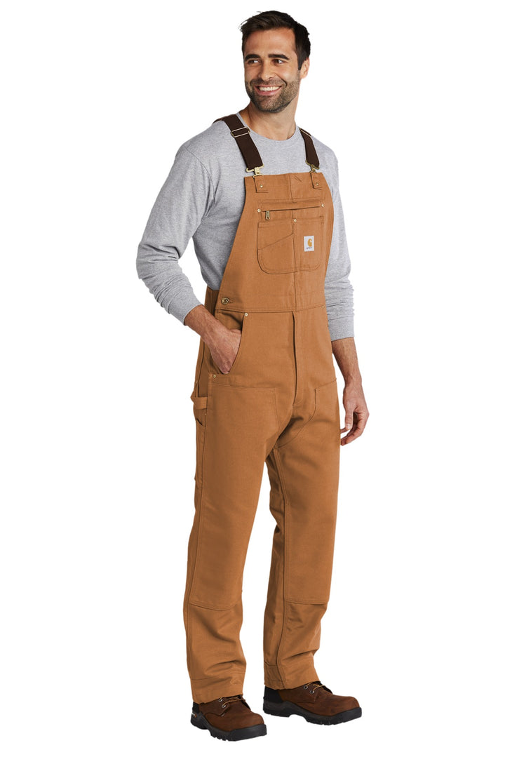 CarharttBr Carhartt Duck Unlined Bib Overalls. CT102776