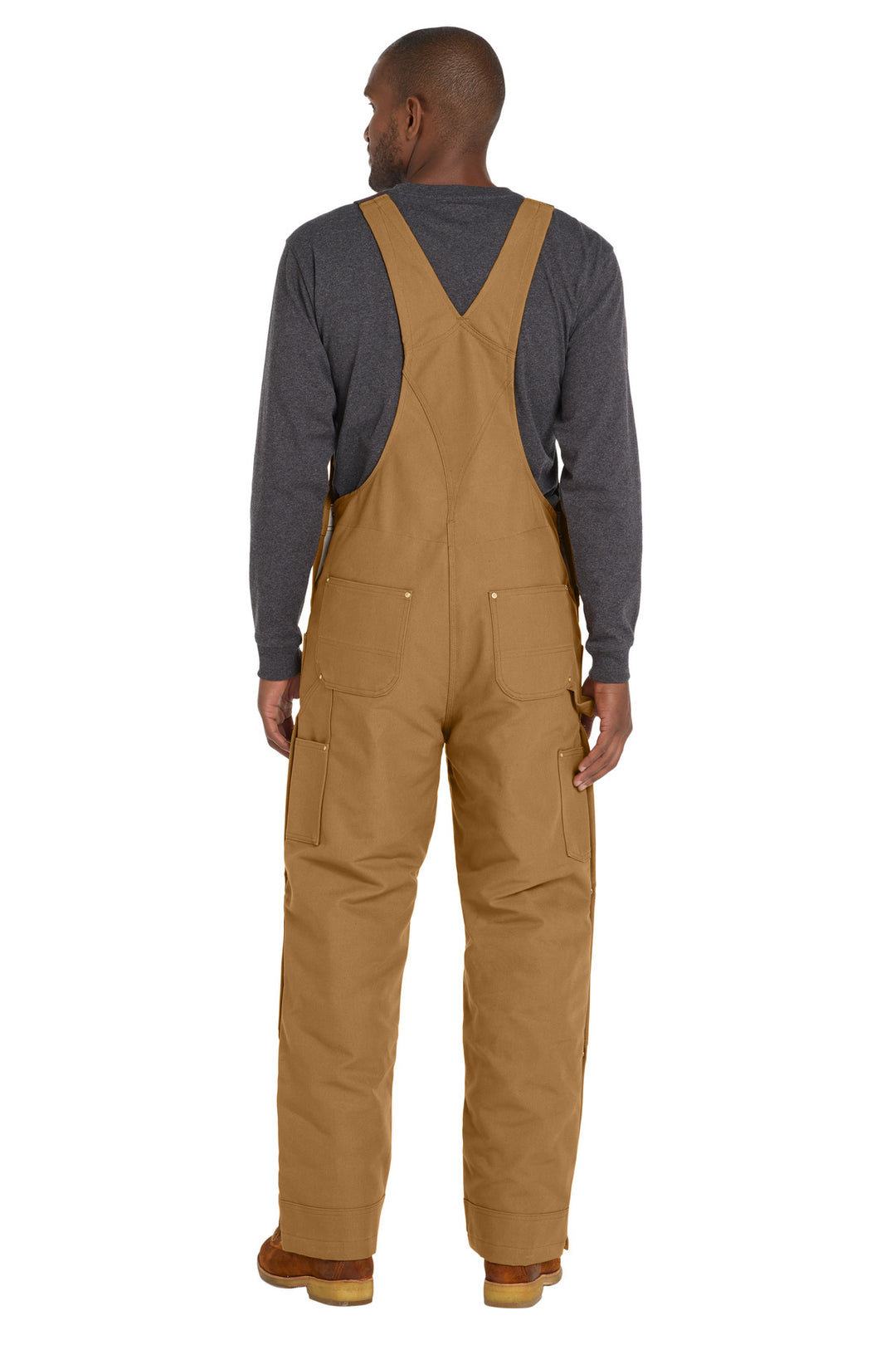 CarharttBr Carhartt Short Firm Duck Insulated Bib Overalls CTS106672