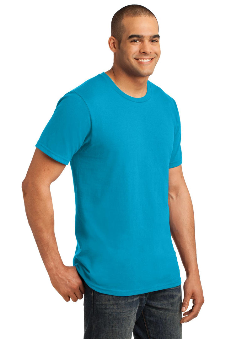 Caribbean Blue Gildan 100% Ring Spun Cotton T-Shirt. 980