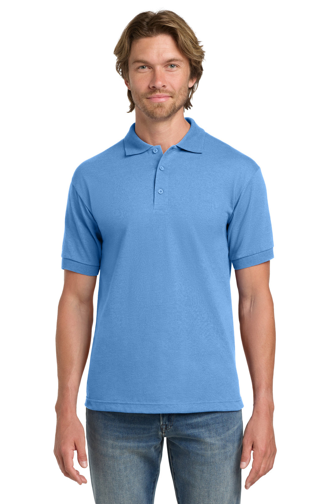 Carolina Blue Gildan - DryBlend 6-Ounce Jersey Knit Sport Shirt. 8800