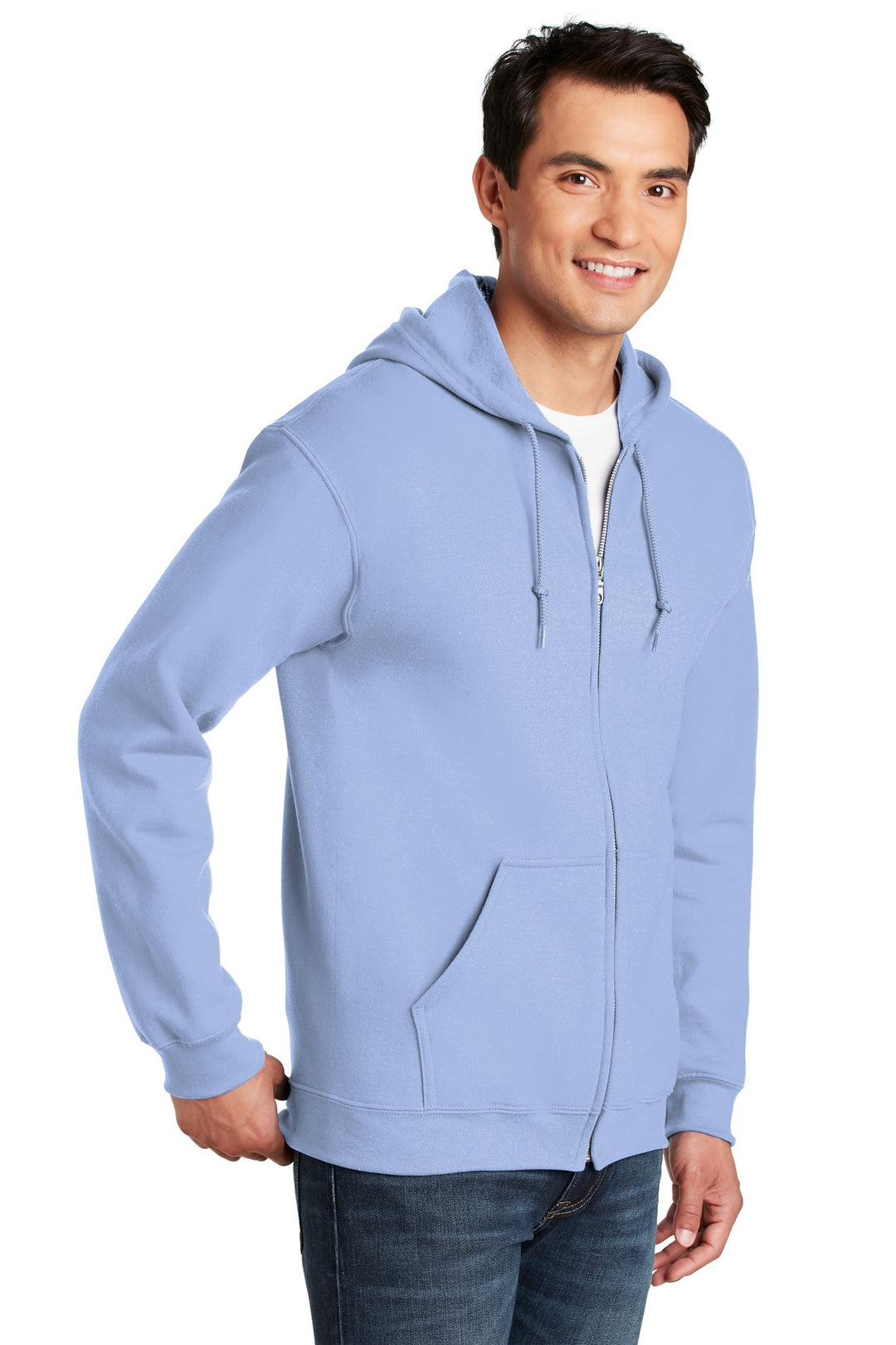 Carolina Blue Gildan - Heavy Blend Full-Zip Hooded Sweatshirt. 18600