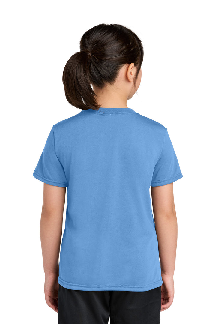 Carolina Blue Gildan Youth Gildan Performance T-Shirt. 42000B