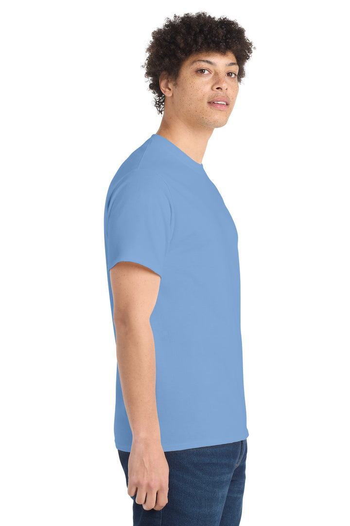 Carolina Blue Port & Company - Core Cotton Tee. PC54