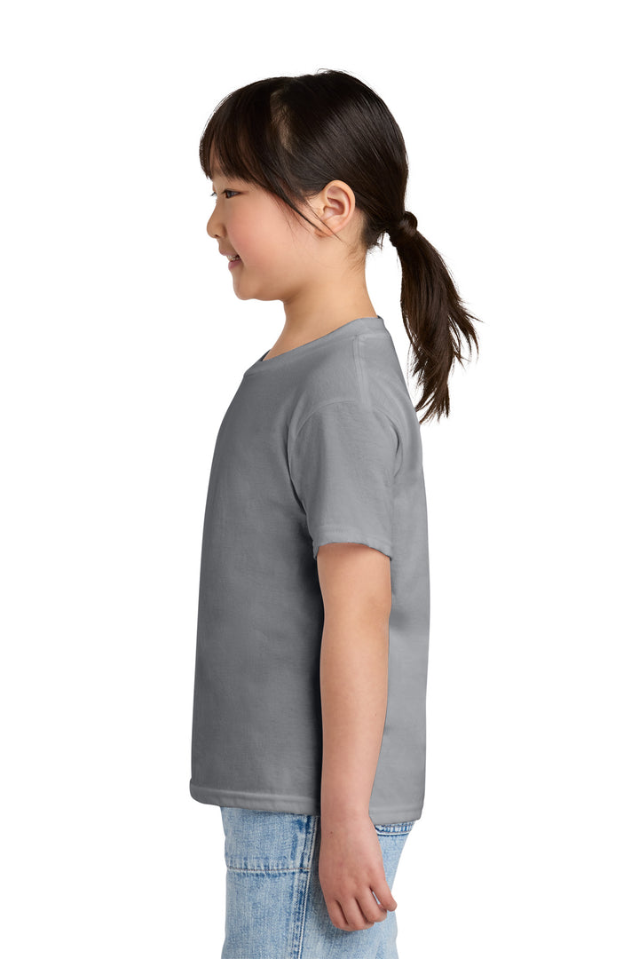 Cement Gildan Youth Softstyle CVC Tee 64000BCVC