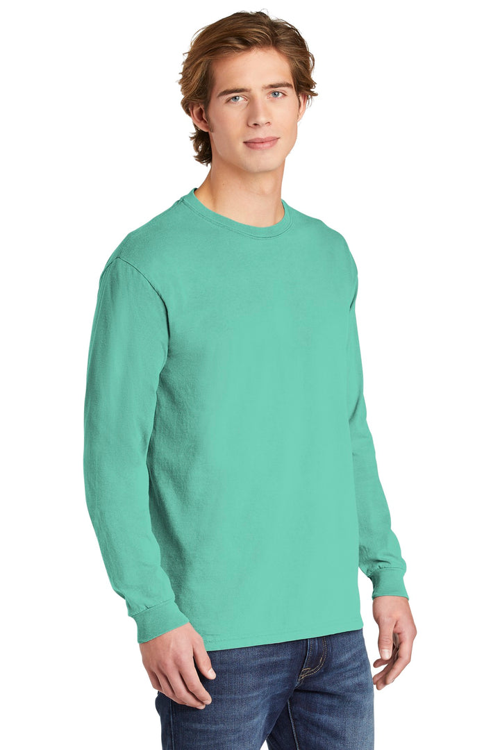 Chalky Mint COMFORT COLORS Heavyweight Ring Spun Long Sleeve Tee. 6014