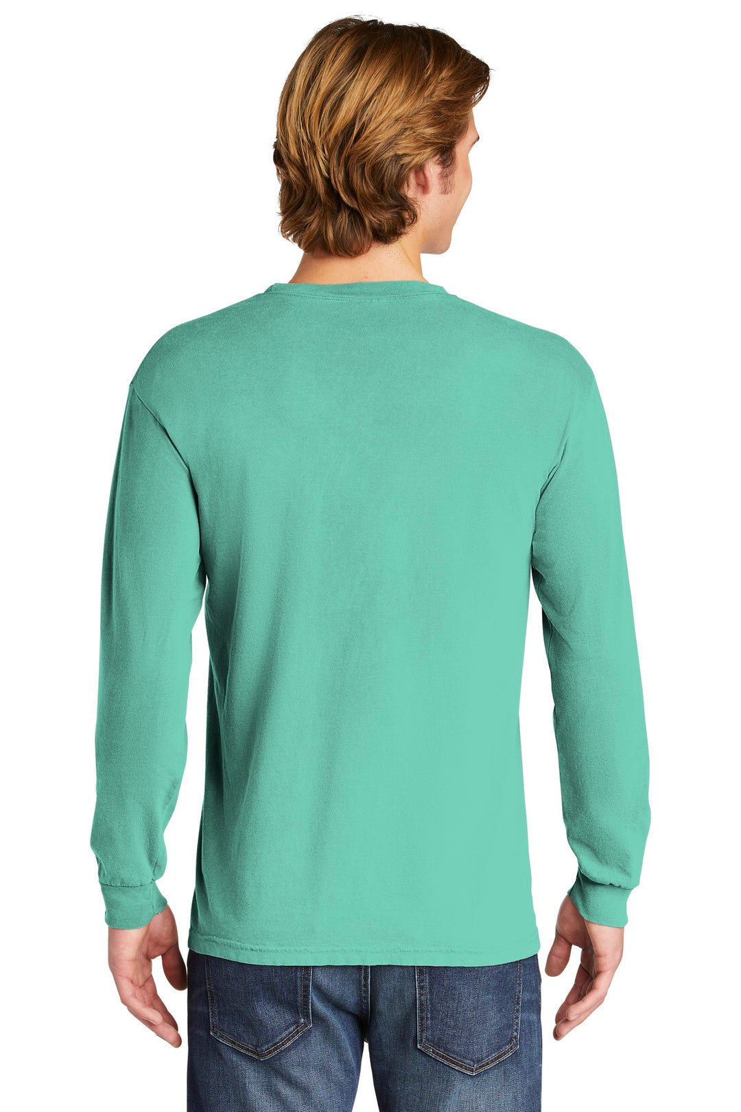 Chalky Mint COMFORT COLORS Heavyweight Ring Spun Long Sleeve Tee. 6014