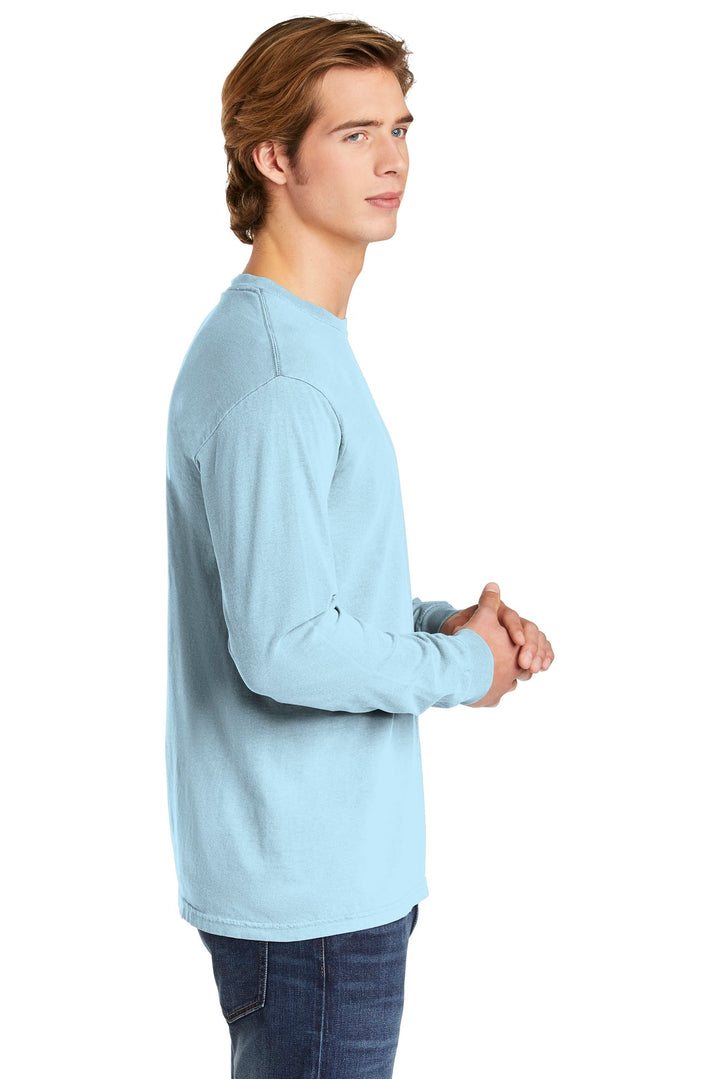 Chambray COMFORT COLORS Heavyweight Ring Spun Long Sleeve Tee. 6014