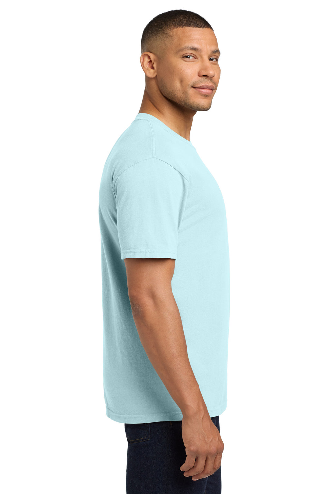 Chambray COMFORT COLORS Heavyweight Ring Spun Pocket Tee. 6030