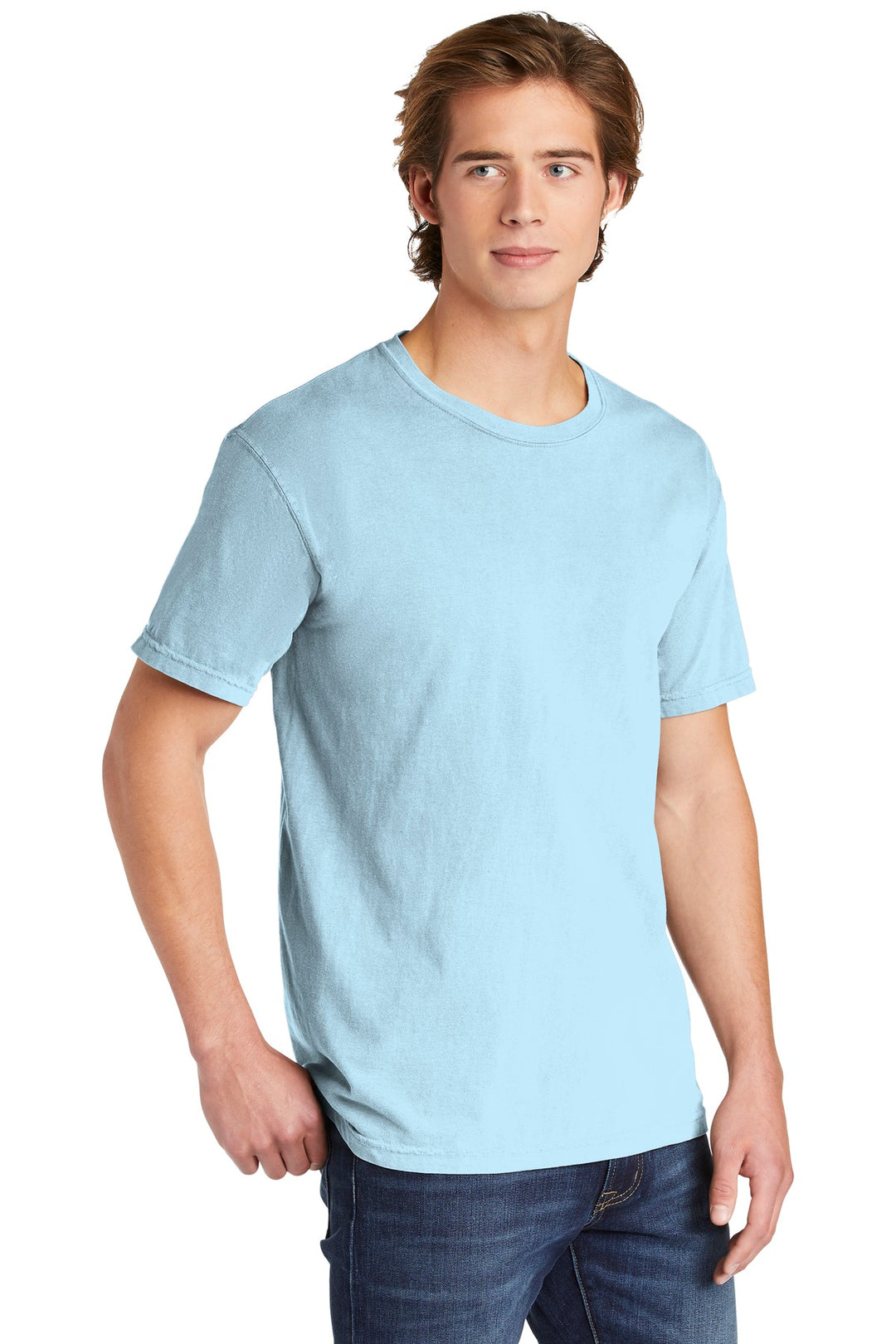 Chambray COMFORT COLORS Heavyweight Ring Spun Tee. 1717