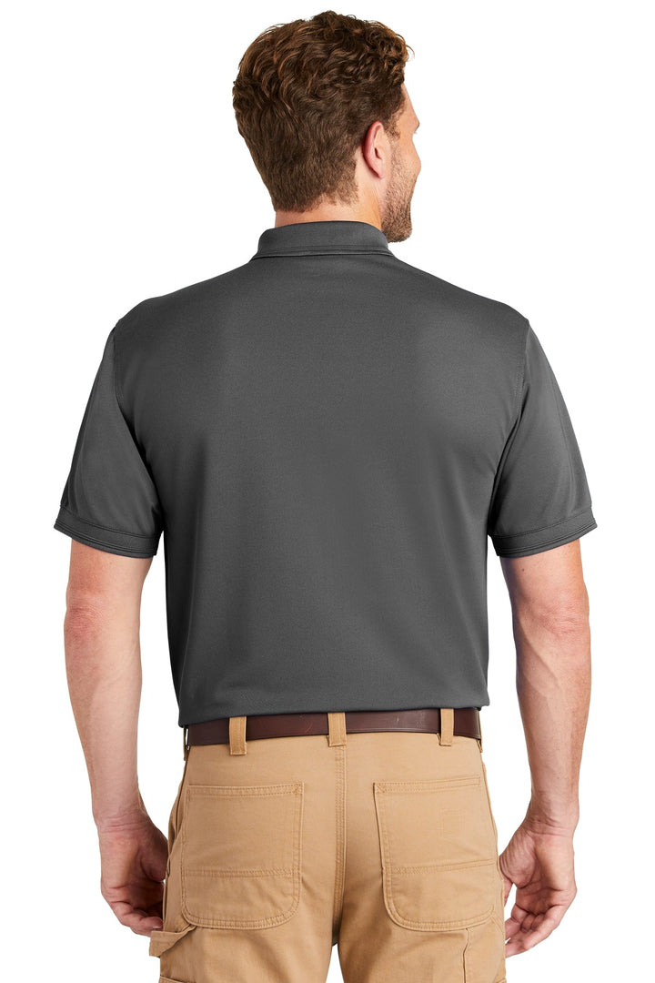 Charcoal CornerStone Industrial Snag-Proof Pique Pocket Polo. CS4020P