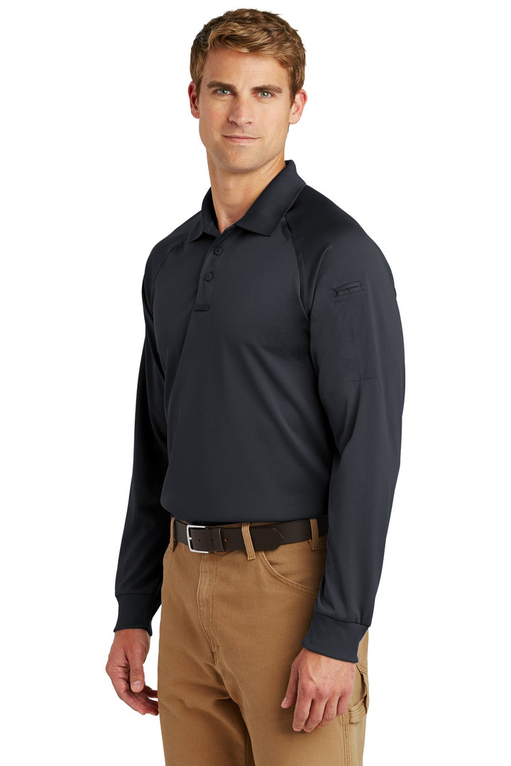 Charcoal CornerStone - Select Long Sleeve Snag-Proof Tactical Polo. CS410LS