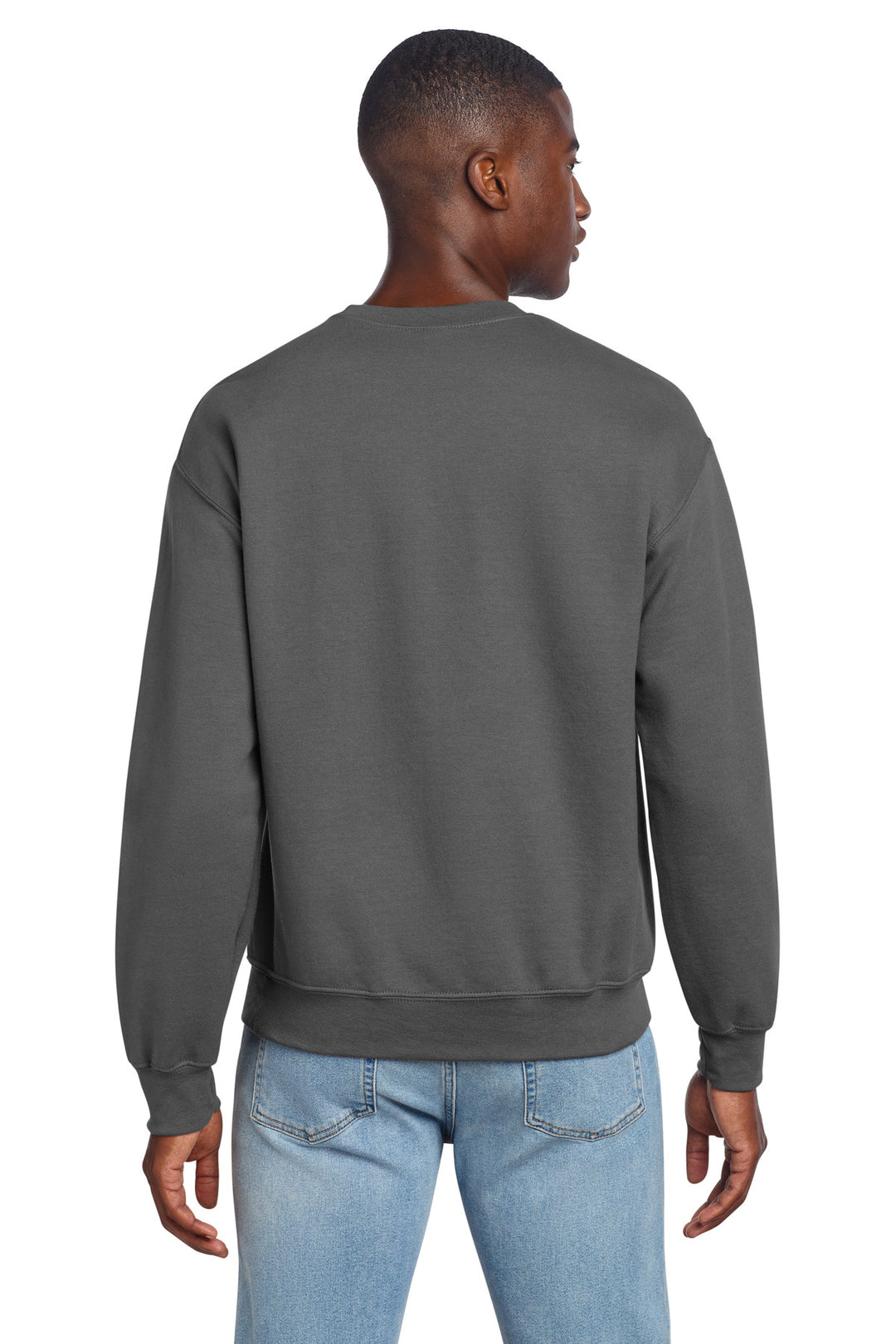 Charcoal Gildan - DryBlend Crewneck Sweatshirt. 12000
