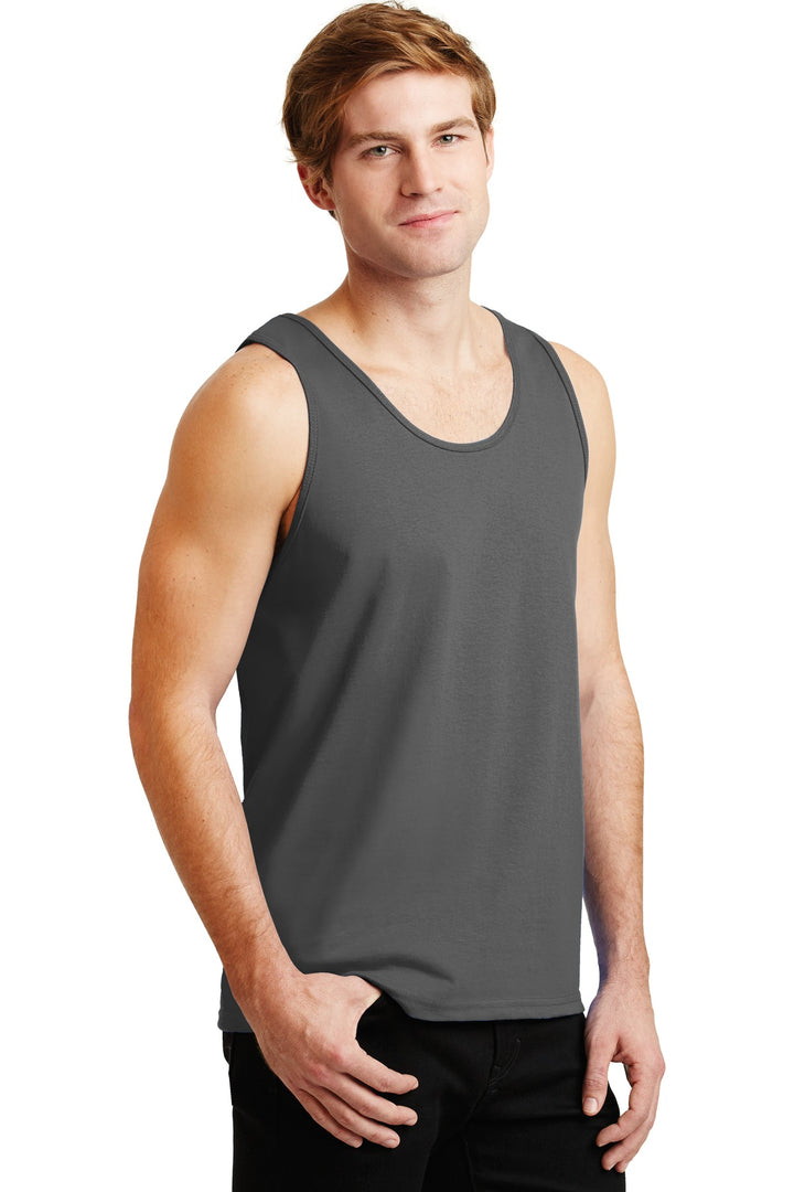 Charcoal Gildan - Ultra Cotton 100% US Cotton Tank Top. 2200