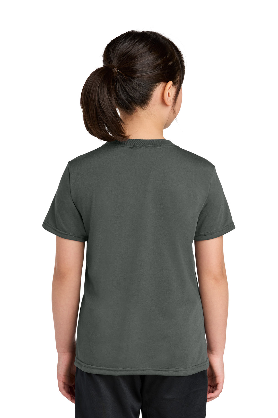 Charcoal Gildan Youth Gildan Performance T-Shirt. 42000B