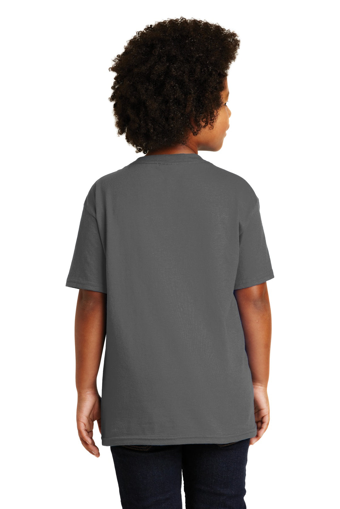Charcoal Gildan - Youth Ultra Cotton 100% US Cotton T-Shirt. 2000B