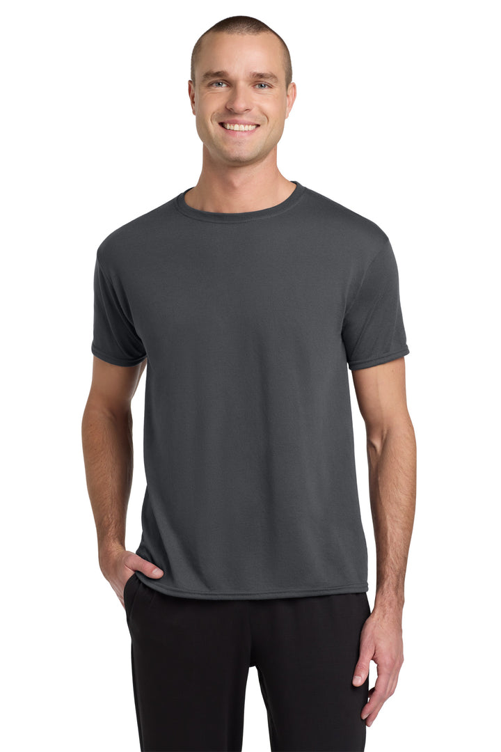 Charcoal Grey Jerzees Dri-Power 100% Polyester T-Shirt. 21M