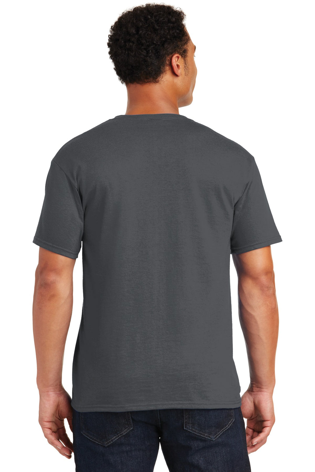 Charcoal Grey Jerzees - Dri-Power 50/50 Cotton/Poly T-Shirt. 29M