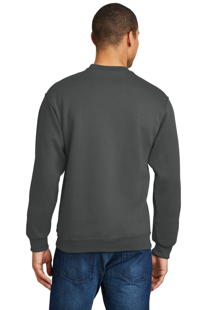 Charcoal Grey Jerzees - NuBlend Crewneck Sweatshirt. 562M