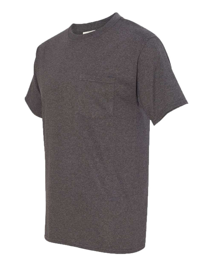 Charcoal Heather Authentic Pocket T-Shirt - 5590