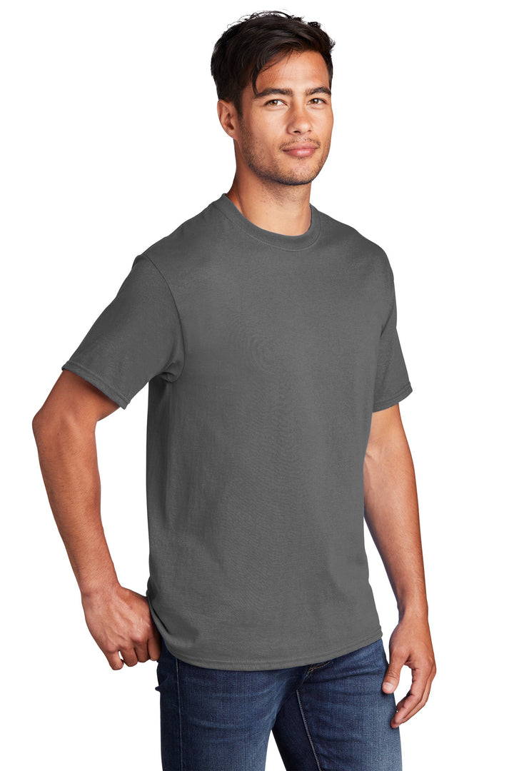 Charcoal Port & Company - Core Cotton Tee. PC54