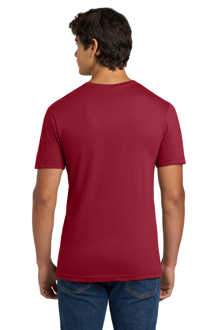 Cherry Red Gildan Softstyle V-Neck T-Shirt. 64V00