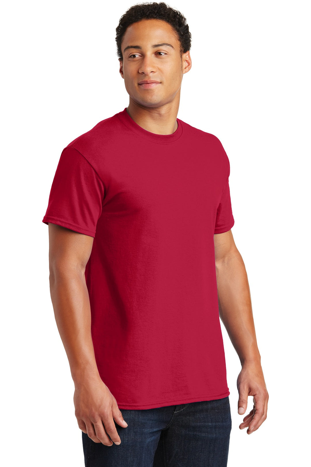 Cherry Red Gildan - Ultra Cotton 100% US Cotton T-Shirt. 2000