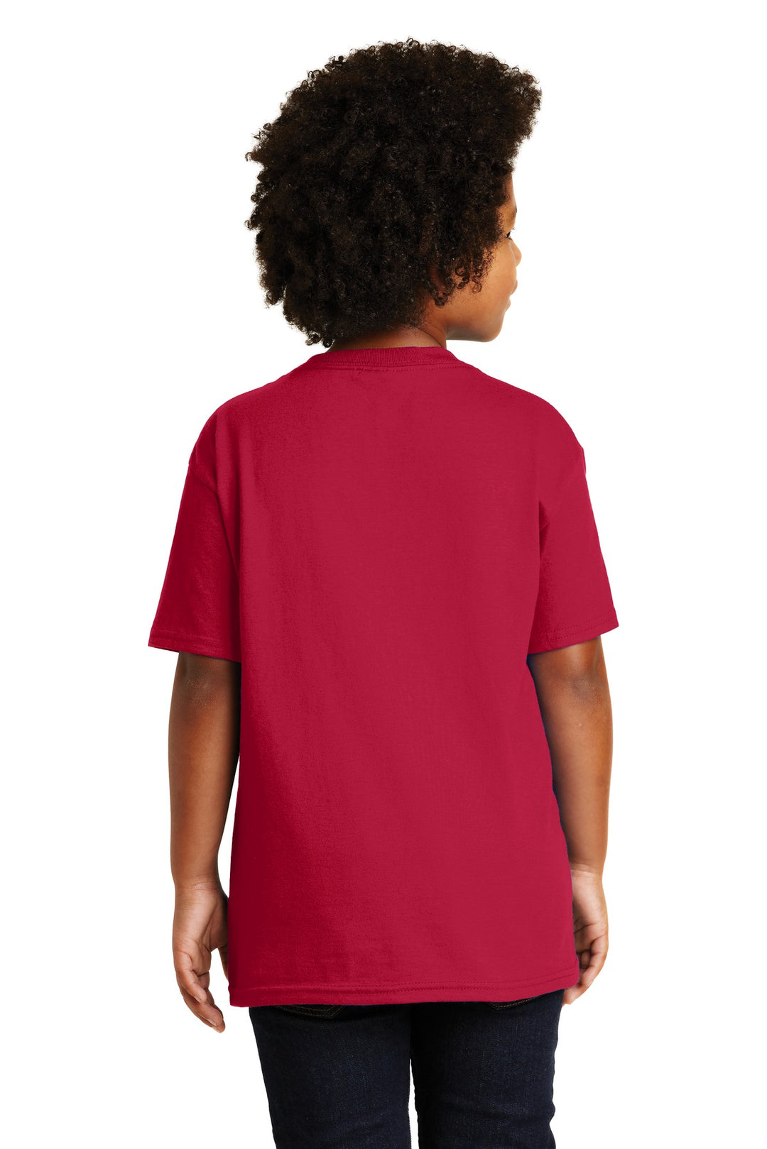 Cherry Red Gildan - Youth Ultra Cotton 100% US Cotton T-Shirt. 2000B