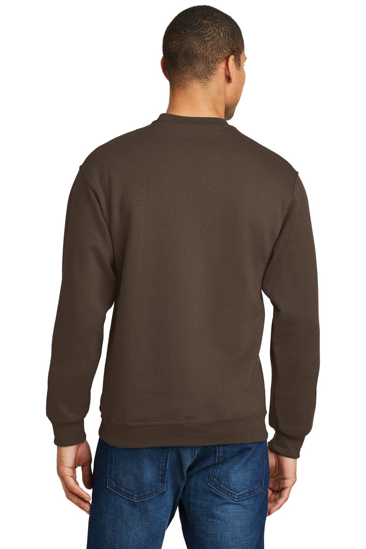 CHOCOLATE Jerzees - NuBlend Crewneck Sweatshirt. 562M