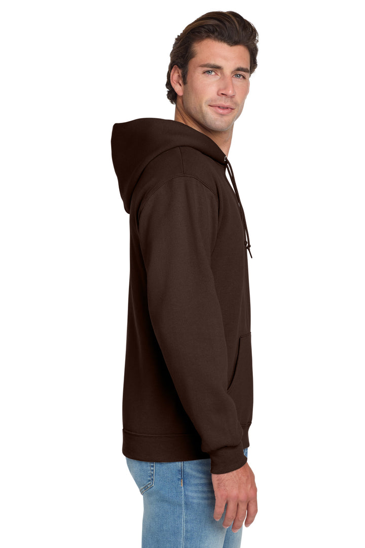 CHOCOLATE Jerzees NuBlend Pullover Hooded Sweatshirt. 996M